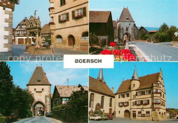 Boersch Boersch Porte basse Porte haute Hotel de Ville