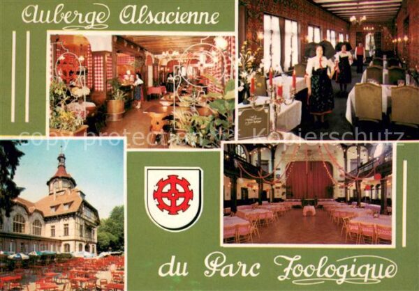 Mulhouse Muehlhausen Auberge Alsacienne Gaststube Speisesaal