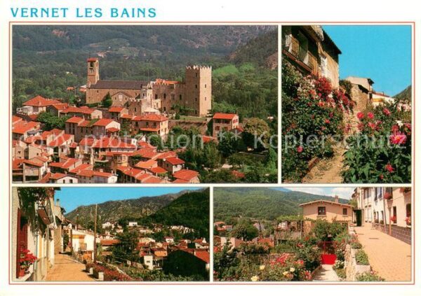 Vernet-les-Bains La vieille ville avec son chateau son e