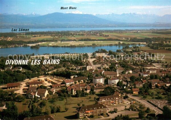 Divonne-les-Bains Le Lac Leman et la Chaine du Mont Blanc