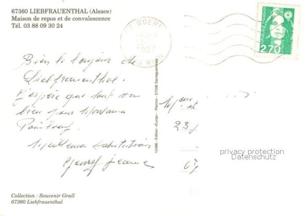 Liebfrauenthal Goersdorf Elsass Maison de repos et de convalescence – Bild 2