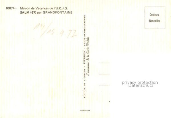Salm Schirmeck Maison de Vacances de l'U.C.J.G. – Bild 2