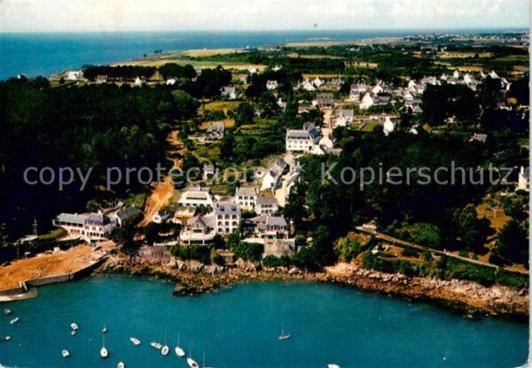 Port-Manec h Vue d_ensemble du port vue aérienne