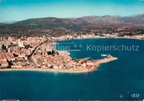 Ajaccio La golfe et la ville Vue aerienne