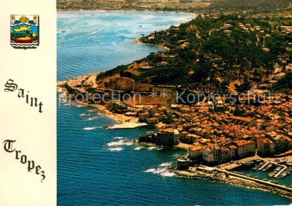 Saint Tropez Var Vue generale aerienne
