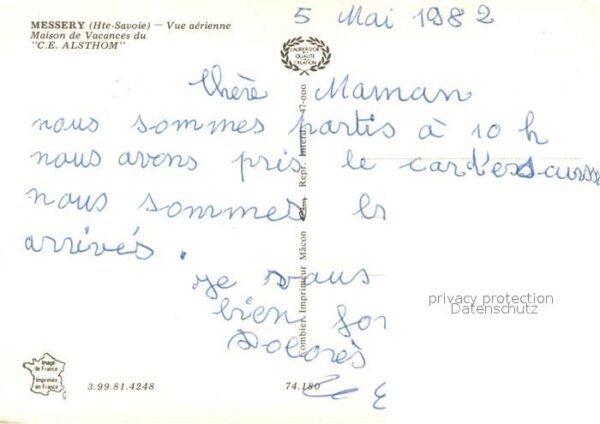 Messery Maison de Vacances du CE Alsthom Vue ae – Bild 2
