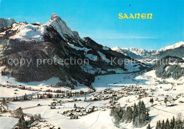 Saanen Fliegeraufnahme mit Gummifluh und Rübli