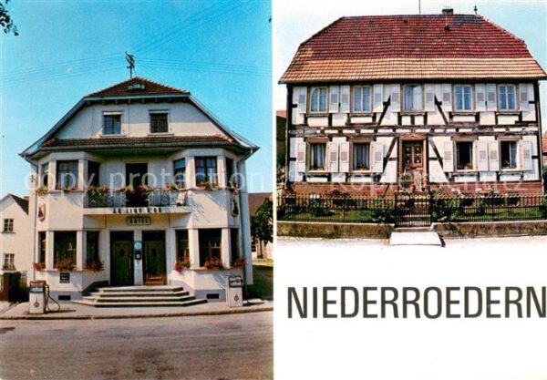 Niederroedern Hôtel Restaurant Lion d_Or Maison natal