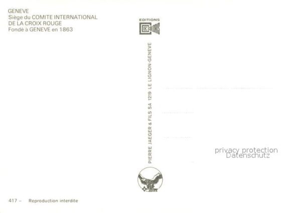 Geneve GE Siège du Comité International de la Cro – Bild 2