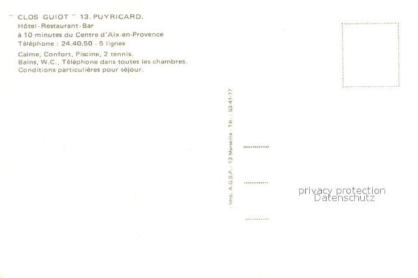 Puyricard Hôtel Restaurant Bar Clos Guiot Piscine – Bild 2