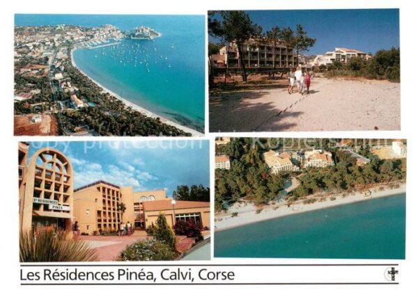 Calvi Les Résidences Pinéa vue aérienne