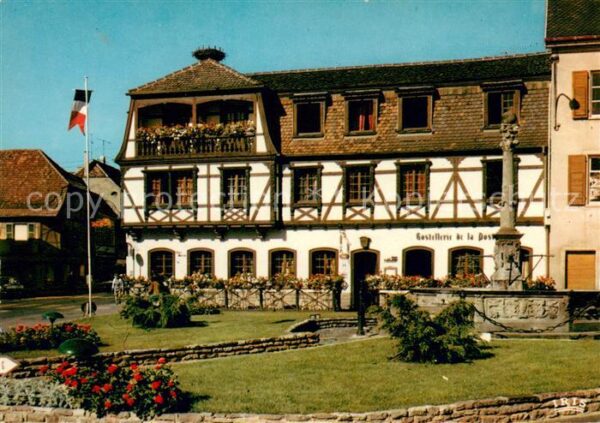 Mutzig Bas Rhin Alsace Place de la Fontaine