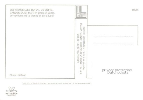 Candes-Saint-Martin Le confluent de la Vienne et de la Loir – Bild 2