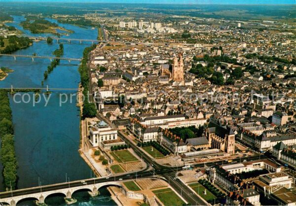 Tours Indre-et-Loire La Loire Pont Wilson Bibliothèque Place