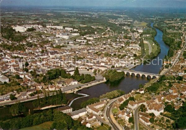 Le Blanc Indre Vue aérienne