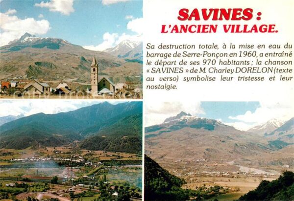 Savines-le-Lac Panorama Alpes Chansson Refrain