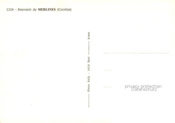 Merlines Souvenir de la ville – Bild 2