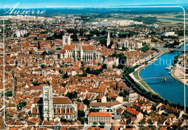 Auxerre Fliegeraufnahme