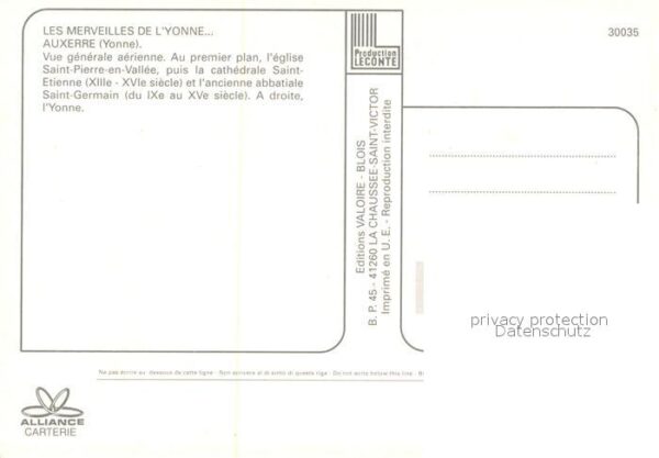 Auxerre Fliegeraufnahme – Bild 2