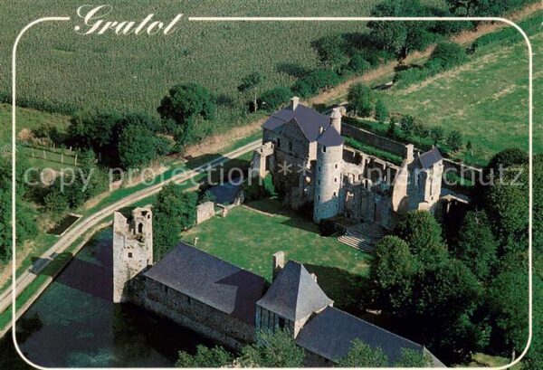 Gratot Le Chateau de Gratot Vue aerienne