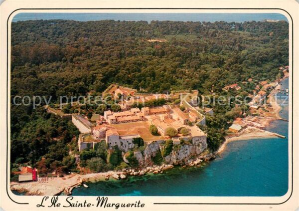 Ile Sainte-Marguerite La forteresse du Masque de Fer Vue aeri