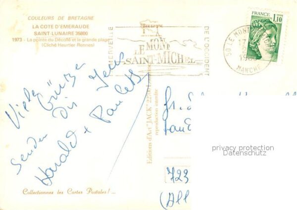 Saint-Lunaire La pointe du Decolle et la grande plage – Bild 2