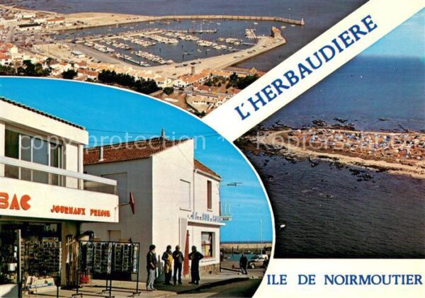 Ile de Noirmoutier l’Herbaudiere Vue aerienne