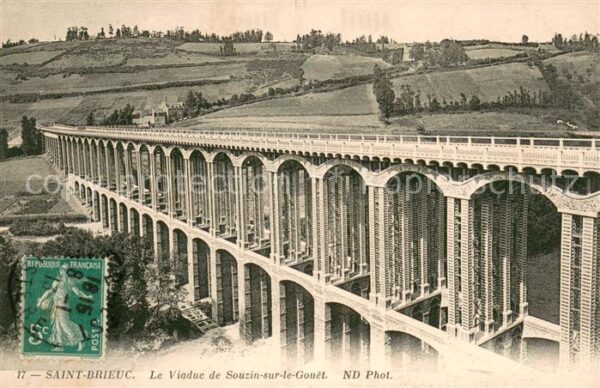 Saint-Brieuc Cotes-d Armor Le Viaduc de Souzin sur le Gouet