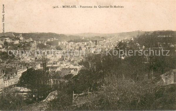 Morlaix Panorama du Quartier St Mathieu