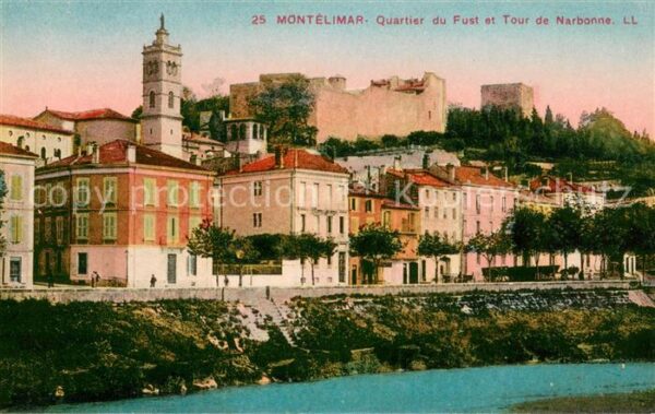 Montelimar Quartier du Fust et Tour de Narbonne
