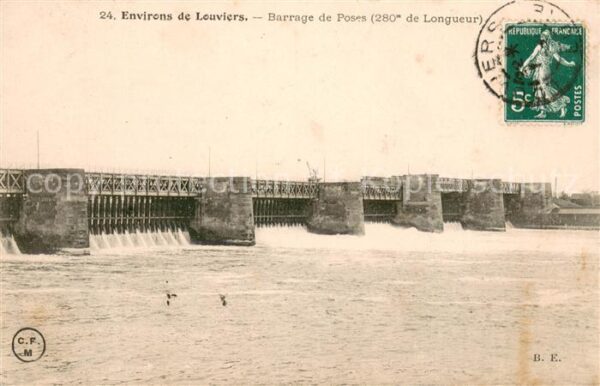 Louviers Eure Barrage de Poses