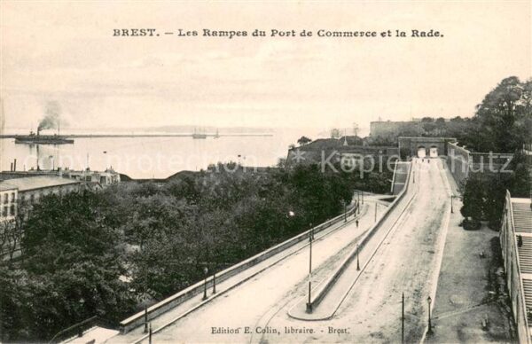Brest 29 Les Rampes du Port de Commerce et la Ra