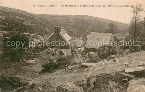 Saint Herbot La Montagne et le Moulin de la Cascade