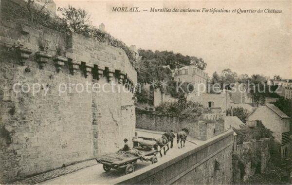 Morlaix Murailles des anciennes Fortifications