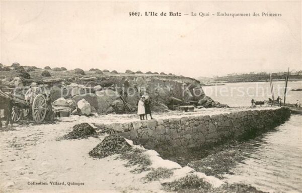 Ile-de-Batz Le Quai Embarquement des Primeurs