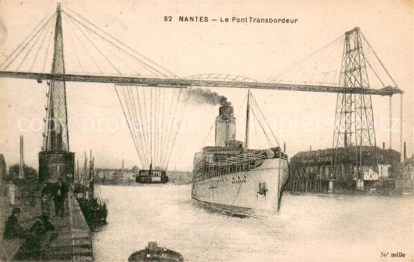 Nantes Loire Atlantique Le Pont Transbordeur