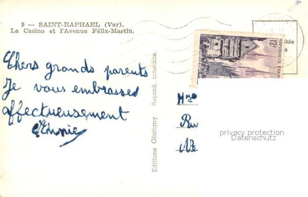 Saint-Raphael Var Le Casino et l’Avenue Felix Martin – Bild 2