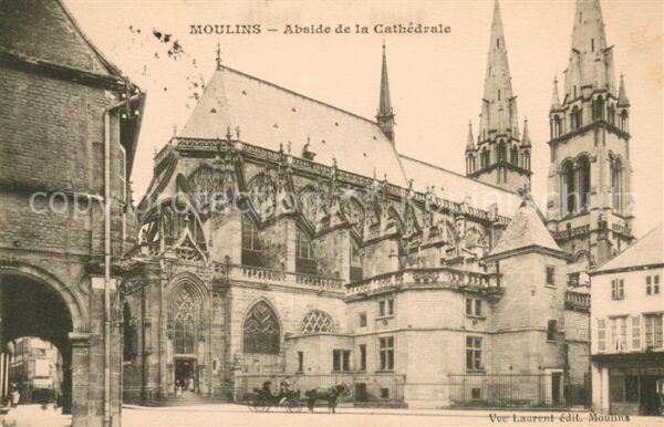 Moulins Allier Abside de la Cathedrale
