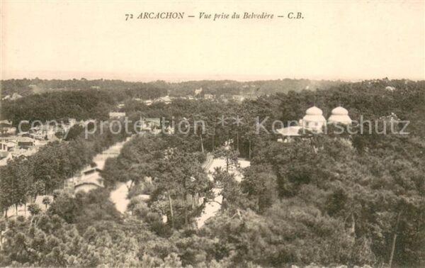 Arcachon Gironde Vue prise du Belvedere