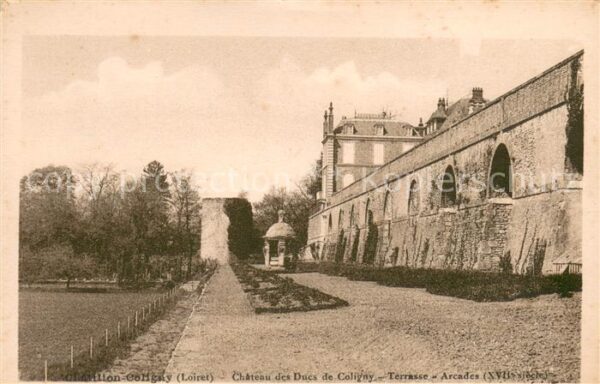 Chatillon-le-Roi Chateau des Ducs de Coligny Terrasse Ar
