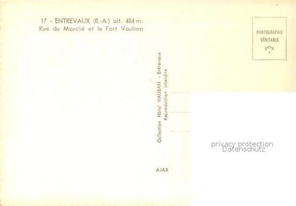 Entrevaux Rue du Marche et le Fort Vauban – Bild 2