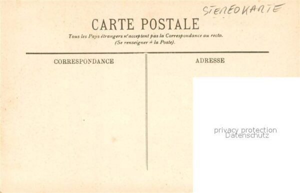 Strasbourg Alsace Vieille Maison Stereokarte – Bild 2