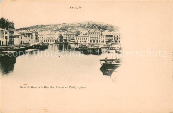 Cette Sete Quai de Bosc a la Rue des Postes et Tél