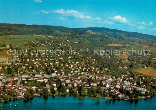 Erlenbach ZH Zürichsee Fliegeraufnahme