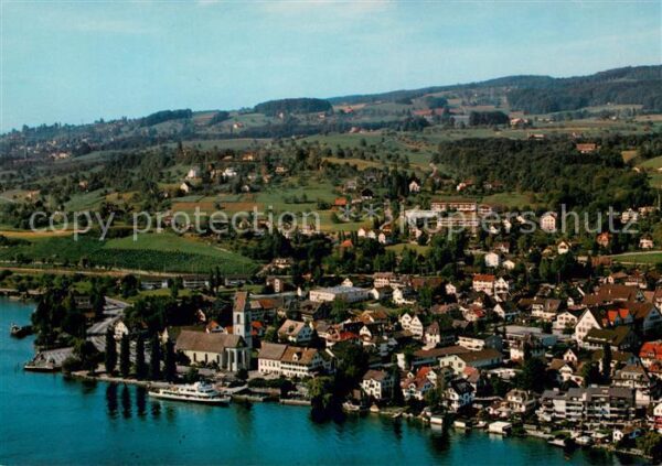 Meilen Zürichsee Fliegeraufnahme