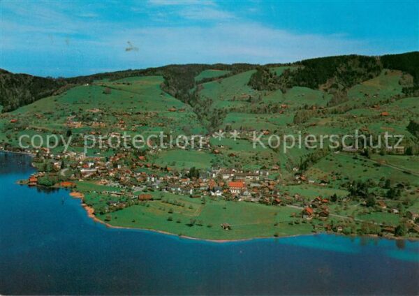 Oberaegeri Ägerisee Fliegeraufnahme