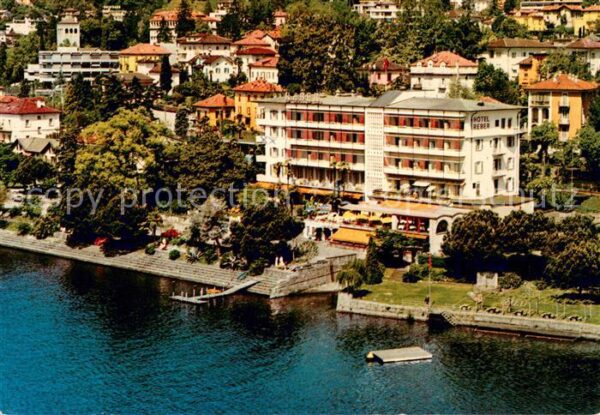 Muralto Lago Maggiore Hotel Reber au Lac Fliegeraufnahme
