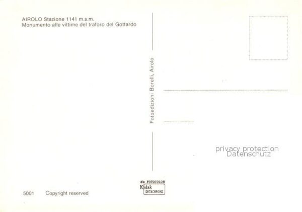 Airolo Monumento alle vittime del traforo del – Bild 2