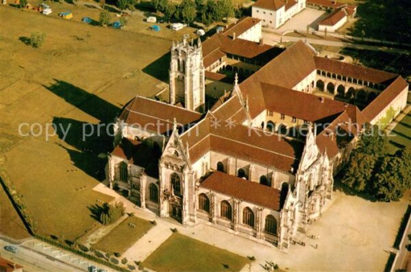 Bourg-en-Bresse Ancienne Abbaye de Brou Vue aerienne