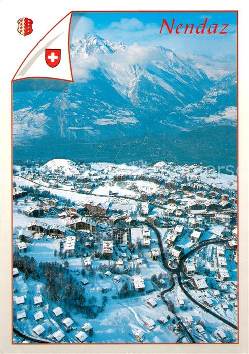 Nendaz Fliegeraufnahme